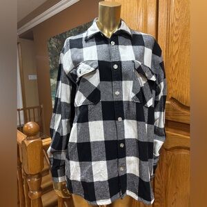 Anti Social Social Club Black and White Checkered Shirt